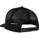 Spinner Trucker Hat - Black (Back) (Show Larger View)